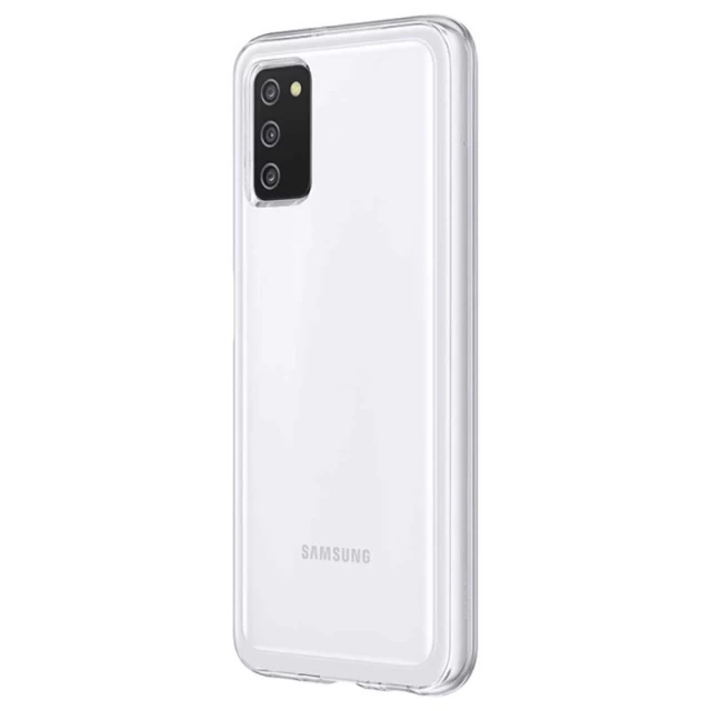 Чохол Samsung Soft Clear Cover для Samsung Galaxy A03s Transparent (EF-QA037TTEGRU)