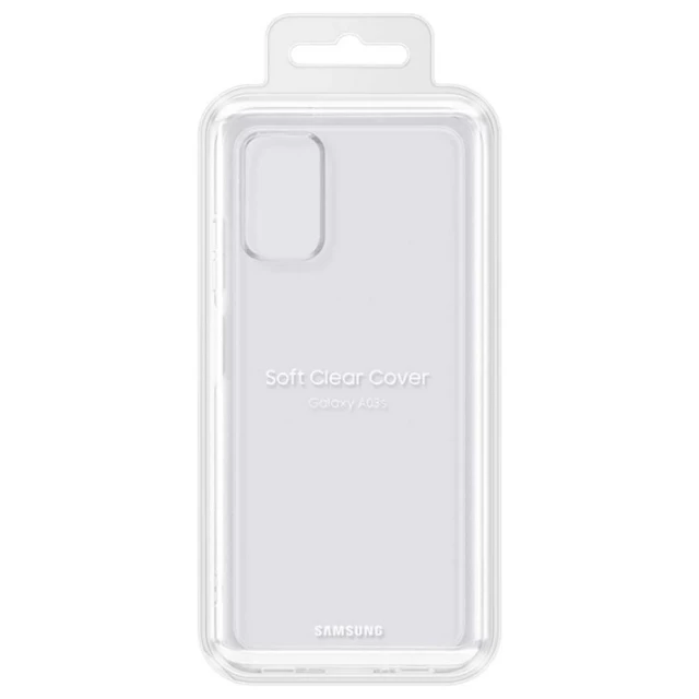 Чехол Samsung Soft Clear Cover для Samsung Galaxy A03s Transparent (EF-QA037TTEGRU)