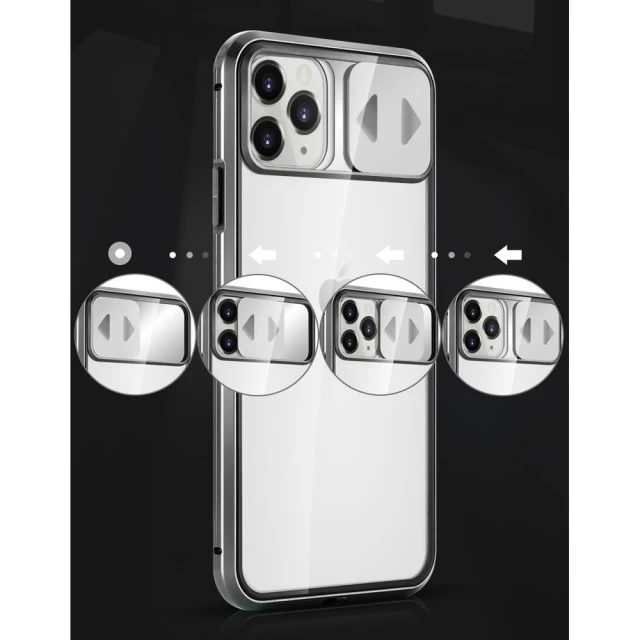 Чехол Wozinsky Magnetic Cam Slider для Huawei P40 Lite 5G Black