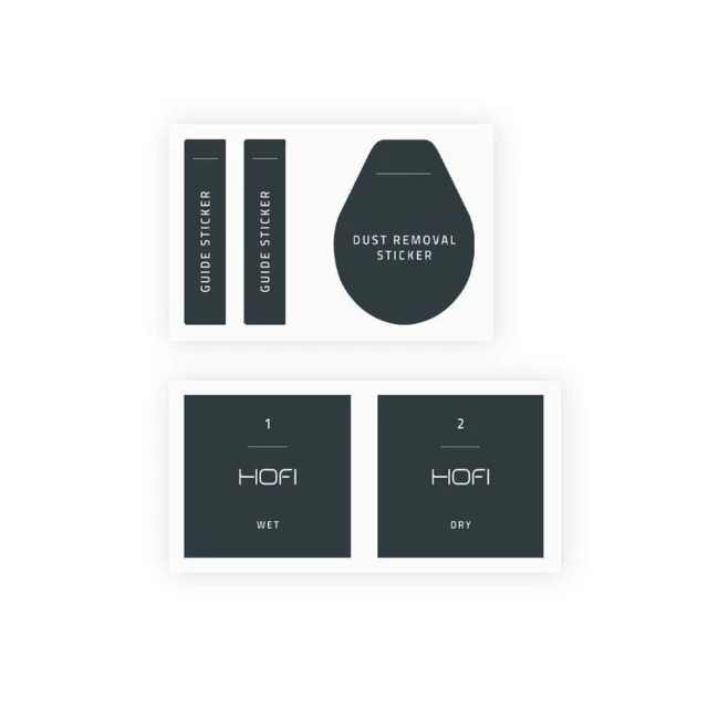 Набір серветок для поклейки скла Hofi Universal Retail Box For Smartphone (6216990211737)