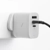 Мережевий зарядний пристрій Native Union FC/PD US | UK | EU 67W 2xUSB-C | USB-A White (FAST-PD67-WHT-2CA)