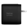 Мережевий зарядний пристрій Native Union FC/PD US | UK | EU 67W 2xUSB-C | USB-A Black (FAST-PD67-BLK-2CA)