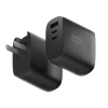 Мережевий зарядний пристрій Native Union FC/PD US | UK | EU 67W 2xUSB-C | USB-A Black (FAST-PD67-BLK-2CA)