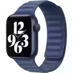 Ремінець Leather Link для Apple Watch 41 | 40 | 38 mm Baltic Blue (UP42403)