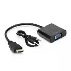 Переходник Upex HDMI - VGA 0.2 м со звуком (UP10151)