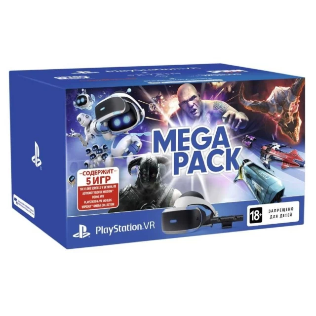 Окуляри віртуальної реальності PlayStation VR MegaPack (5 ігор в комплекті)