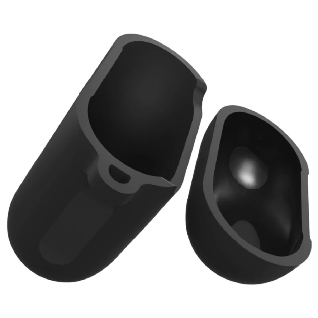 Чехол Spigen для AirPods Silicone Black (066CS24808)