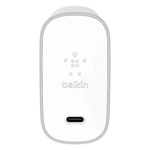 Мережевий зарядний пристрій Belkin PD 15W USB-C with USB-C to USB-C Cable 1.8m Silver (F7U010VF06-SLV)