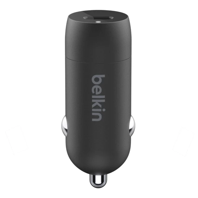 Автомобільний зарядний пристрій Belkin Car Charger (18W) Power Delivery Port (USB-C - Lightning 1.2м) (F7U099BT04-BLK)