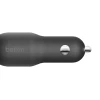 Автомобильное зарядное устройство Belkin Car Charger (18W) Power Delivery Port USB-C, (12W) USB-A (F7U100BTBLK)