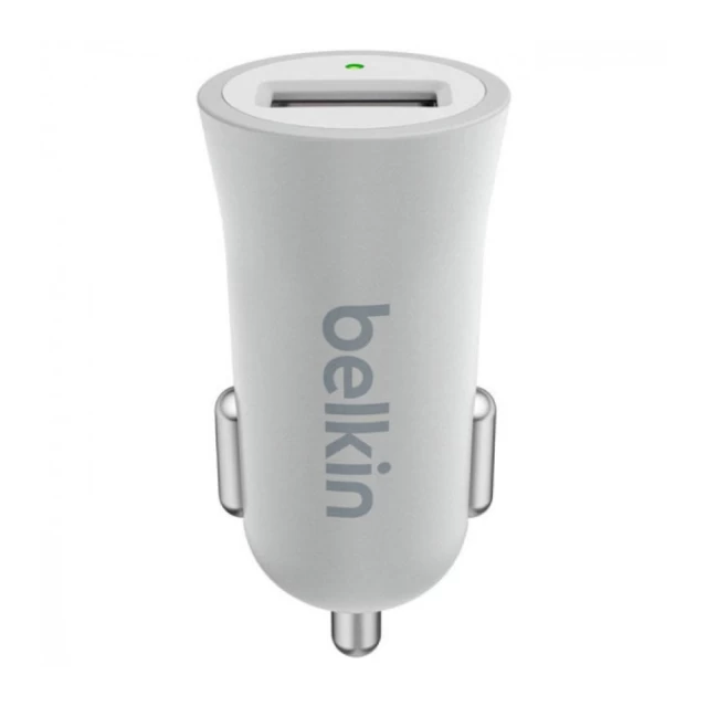 Автомобильное зарядное устройство Belkin USB Mixit Premium (USB 2.4Amp) Silver (F8M730btSLV)