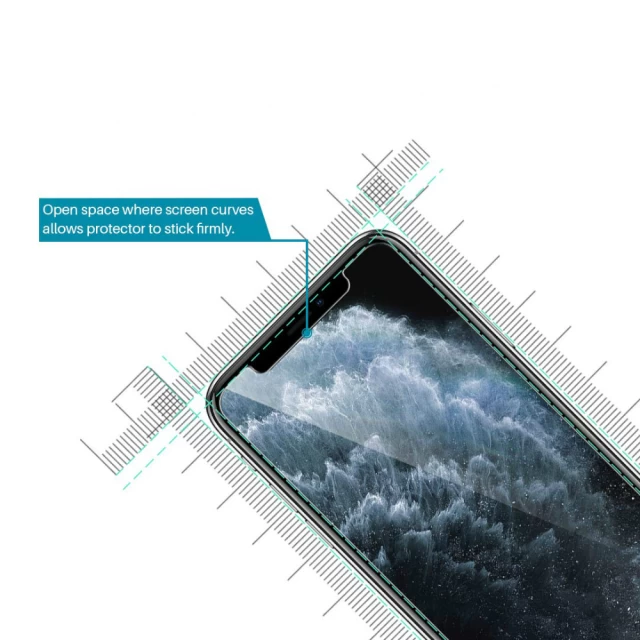 Защитное стекло Belkin TemperedCurve для Apple iPhone 11 Pro Max (F8W971ZZBLK)