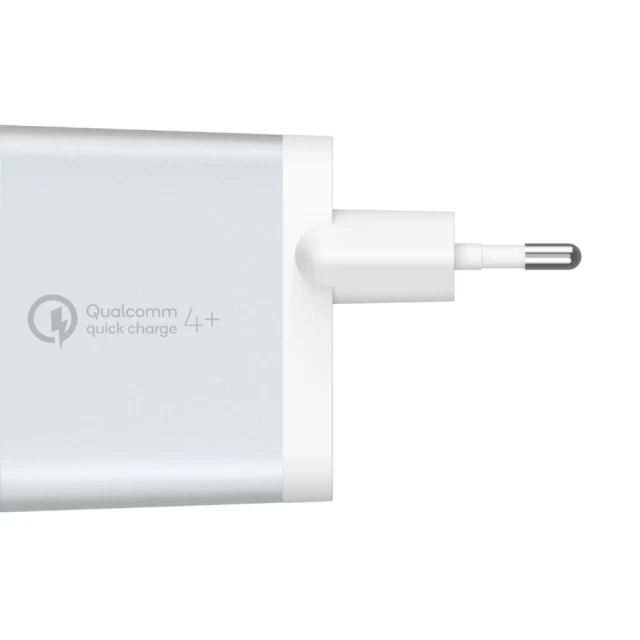 Мережевий зарядний пристрій Belkin Home QC 27W USB-C with USB-C to USB-C Cable 1.2m Silver (F7U074VF04-SLV)