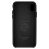 Чохол Spigen для iPhone XS/X Silicone Fit Black (063CS25651)
