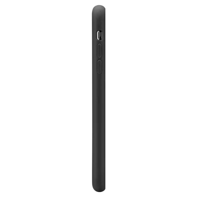 Чехол Spigen для iPhone XS/X Silicone Fit Black (063CS25651)