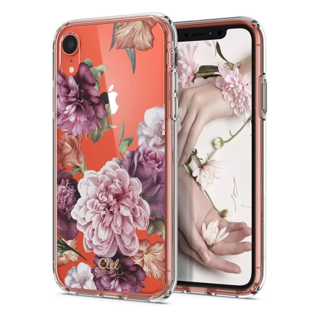 Чехол Spigen для iPhone XR CYRILL Cecile Rose Floral (064CS24897)