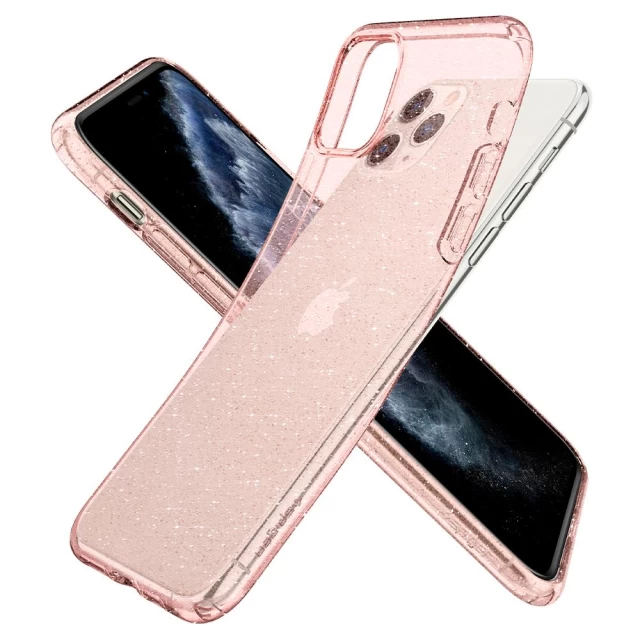 Чехол Spigen для iPhone 11 Pro Liquid Crystal Glitter Rose Quartz (077CS27230)