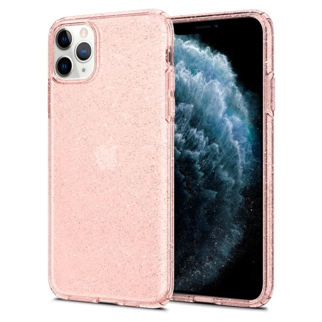 Чохол Spigen для iPhone 11 Pro Liquid Crystal Glitter Rose Quartz (077CS27230)