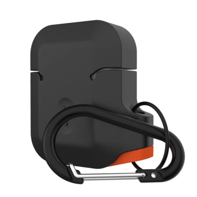 Чехол UAG для Airpods Silicone Black/Orange (10185E114097)