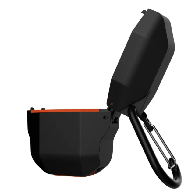 Чехол UAG для Airpods Silicone Hardcase Black/Orange (10185F114097)