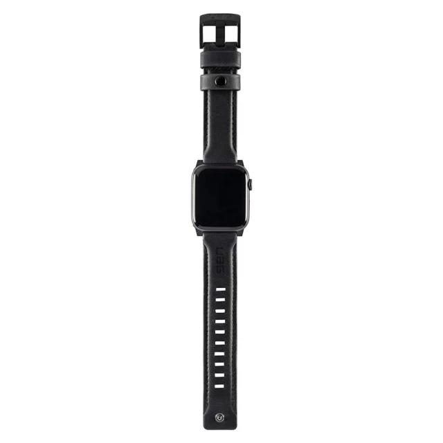 Ремінець UAG Leather Strap для Apple Watch 49 | 45 | 44 | 42 mm Black (19148B114040)