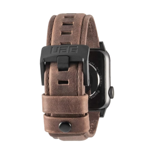 Ремешок UAG Leather Strap для Apple Watch 49 | 45 | 44 | 42 mm Brown (19148B114080)
