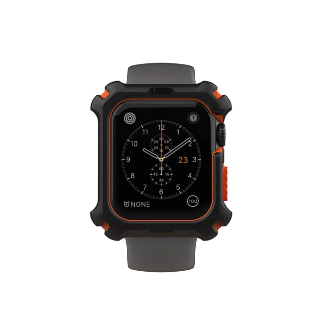Чехол UAG для Apple Watch 44 Case Black/Orange (19148G114097)