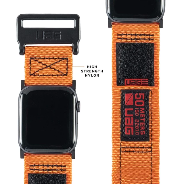 Ремешок UAG Active Strap для Apple Watch 41 | 40 | 38 mm Orange (19149A114097)