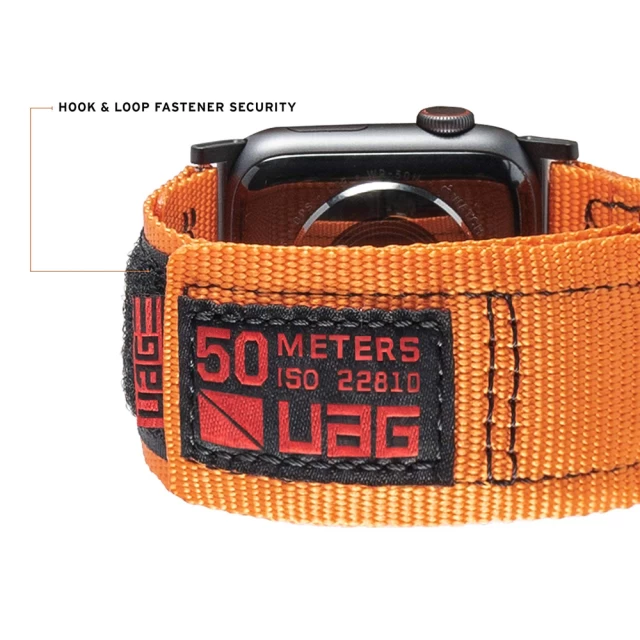 Ремінець UAG Active Strap для Apple Watch 41 | 40 | 38 mm Orange (19149A114097)