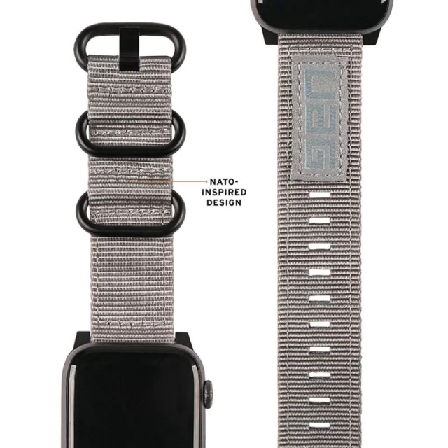 Ремешок UAG Nato Strap для Apple Watch 41 | 40 | 38 mm Grey (19149C114030)
