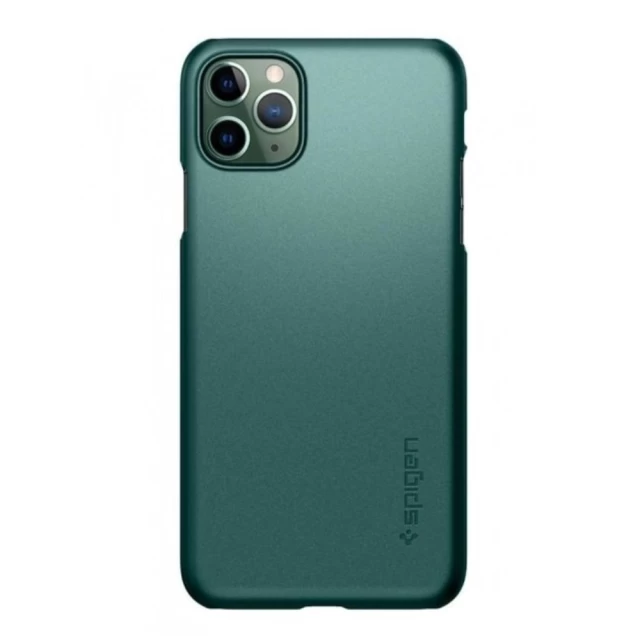 Чехол Spigen для iPhone 11 Pro Max Thin Fit Midnight Green (ACS00410)