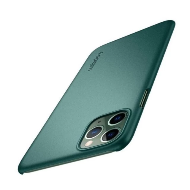 Чохол Spigen для iPhone 11 Pro Max Thin Fit Midnight Green (ACS00410)
