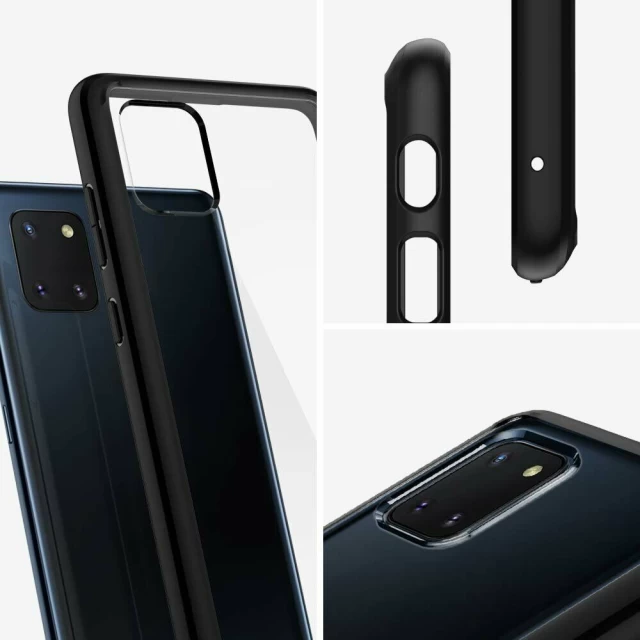 Чехол Spigen для Galaxy Note 10 Lite Ultra Hybrid Matte Black (ACS00685)