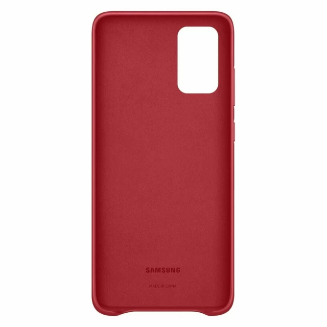 Чехол Samsung Leather Cover для Galaxy S20 Plus (G985) Red (EF-VG985LREGRU)