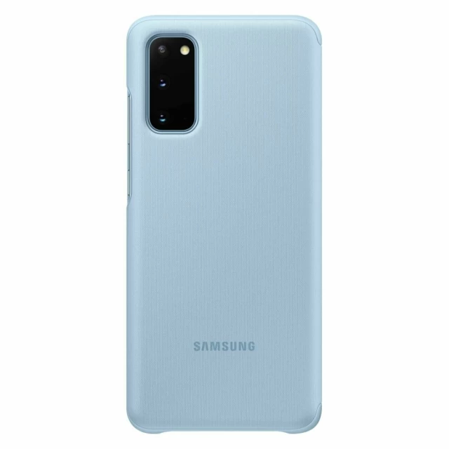Чохол Samsung Clear View Cover для Galaxy S20 (G980) Sky Blue (EF-ZG980CLEGRU)