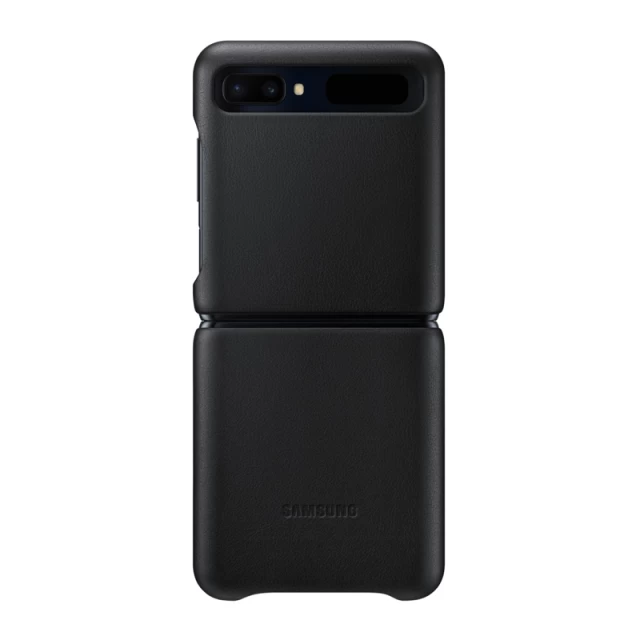 Чехол Samsung Leather Cover для Galaxy Flip (F700) Black (EF-VF700LBEGRU)
