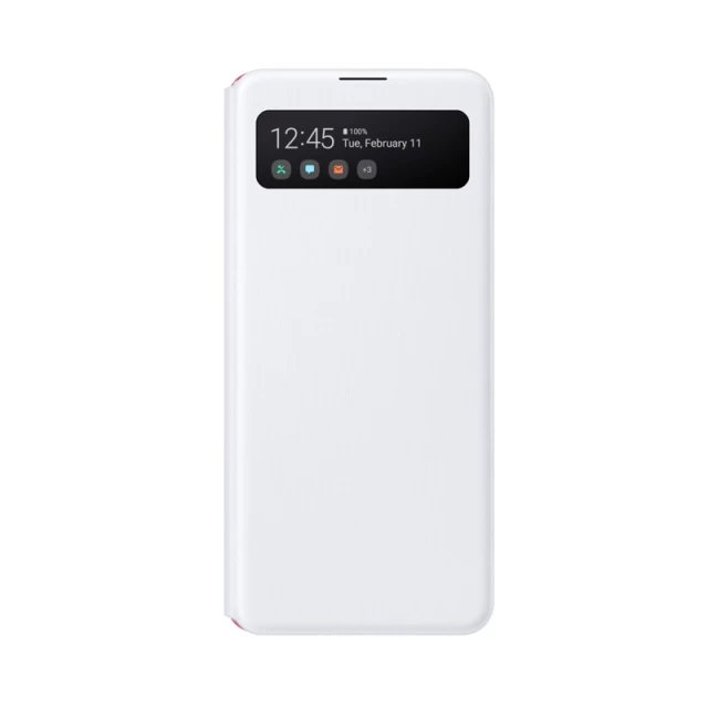 Чохол Samsung S View Wallet Cover для Galaxy A41 (A415) White (EF-EA415PWEGRU)