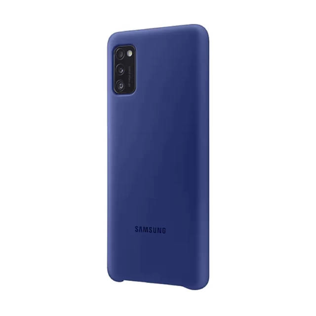 Чохол Samsung Silicone Cover для Galaxy A41 (A415) Blue (EF-PA415TLEGRU)