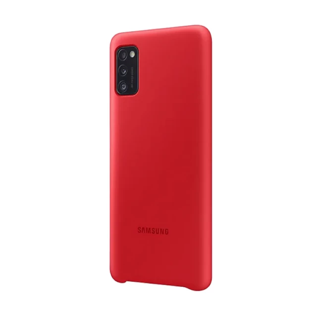 Чехол Samsung Silicone Cover для Galaxy A41 (A415) Red (EF-PA415TREGRU)