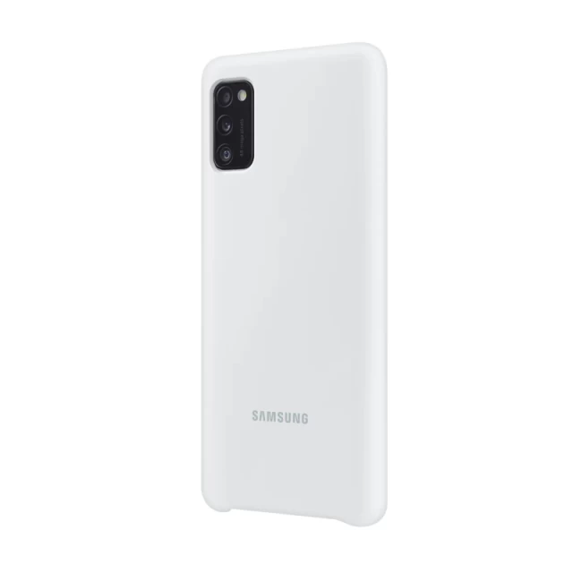 Чехол Samsung Silicone Cover для Galaxy A41 (A415) White (EF-PA415TWEGRU)