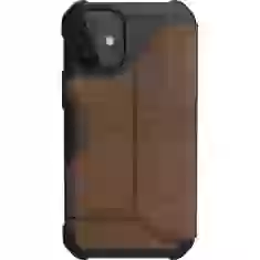 Чехол UAG Metropolis LTHR ARMR Brown для iPhone 12 mini (112346118380)