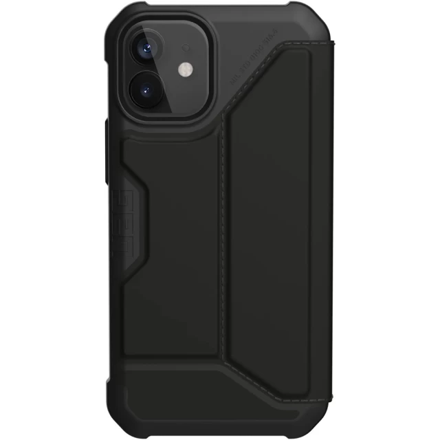Чехол UAG Metropolis SATN ARMR Black для iPhone 12 | 12 Pro (112356113840)