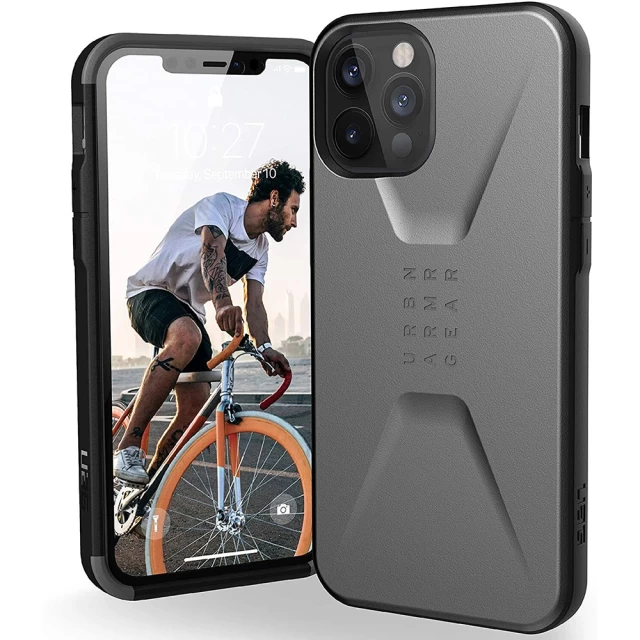 Чехол UAG Civilian Silver для iPhone 12 Pro Max (11236D113333)