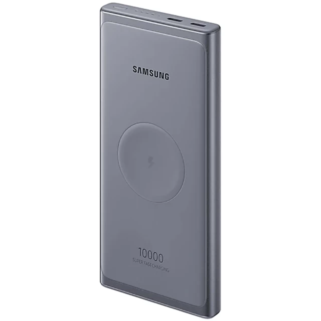 Портативное зарядное устройство Samsung EB-U3300 10K mAh 25W FC USB Type-C Wirel Char Gray (EB-U3300XJRGRU)