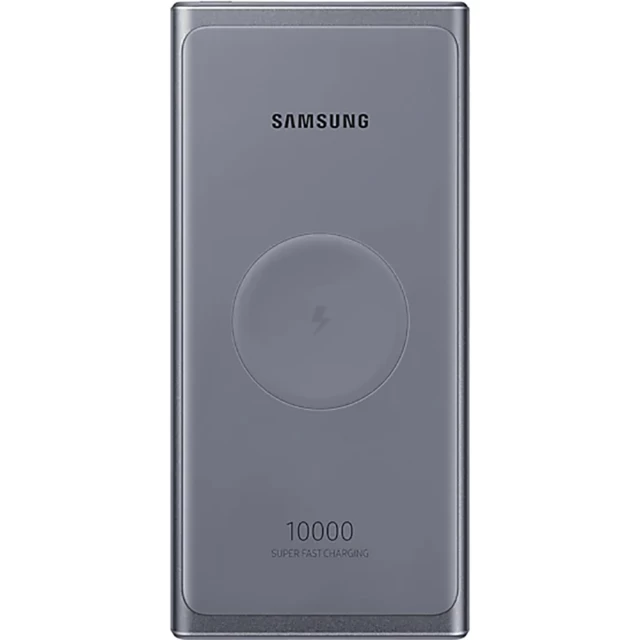 Портативний зарядний пристрій Samsung EB-U3300 10K mAh 25W FC USB Type-C Wirel Char Gray (EB-U3300XJRGRU)