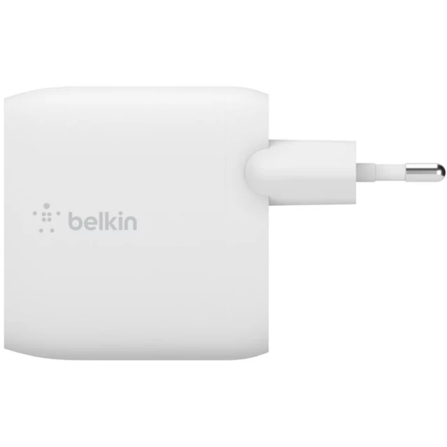 Мережевий зарядний пристрій Belkin Home 24W 2xUSB-A White (WCB002VFWH)