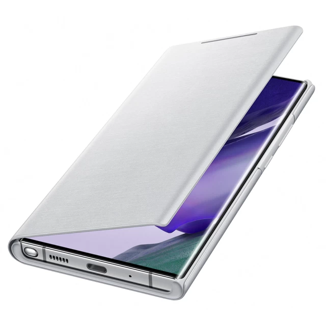 Чохол Samsung LED View Cover для Samsung Galaxy Note 20 Ultra N985 White Silver (EF-NN985PSEGRU)