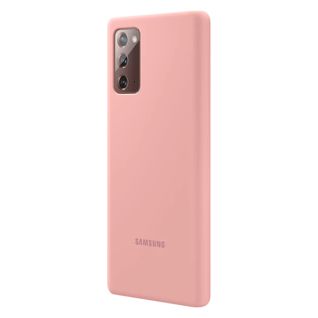 Чехол Samsung Silicone Cover для Samsung Galaxy Note 20 N980 Copper Brown (EF-PN980TAEGRU)