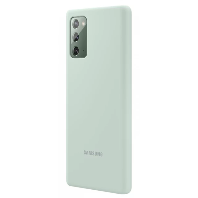 Чехол Samsung Silicone Cover для Samsung Galaxy Note 20 N980 Mint (EF-PN980TMEGRU)