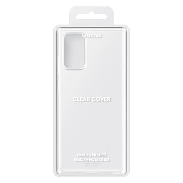Чохол Samsung Clear Cover для Samsung Galaxy Note 20 N980 Transparent (EF-QN980TTEGRU)